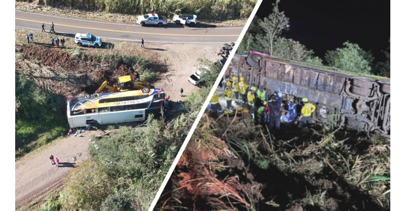 Morre quarta vítima de acidente com ônibus de bailarinos paraguaios na SC-492