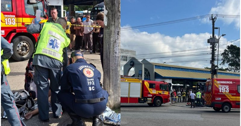 Motorista de ônibus de 54 anos morre após ter ataque cardíaco enquanto dirigia em Florianópolis