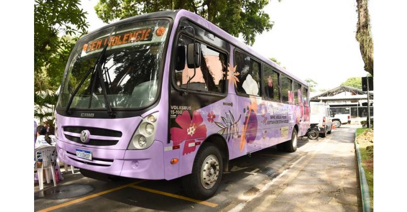 Ônibus Lilás chega a Capivari de Baixo na segunda com serviços gratuitos para mulheres