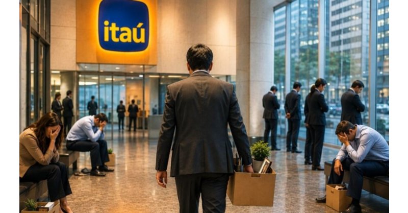 Os gerentes estão loucos’: Itaú encerra atividades em setor e deixa 350 bancários à deriva
