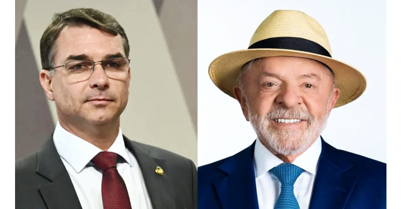Pesquisa aponta diferença de 5,4 pontos entre Flávio Bolsonaro e Lula