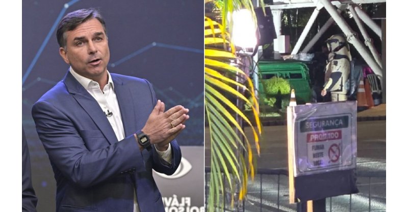 Polícia descarta bomba em carro de Flávio Bolsonaro após denúncia de possível atentado