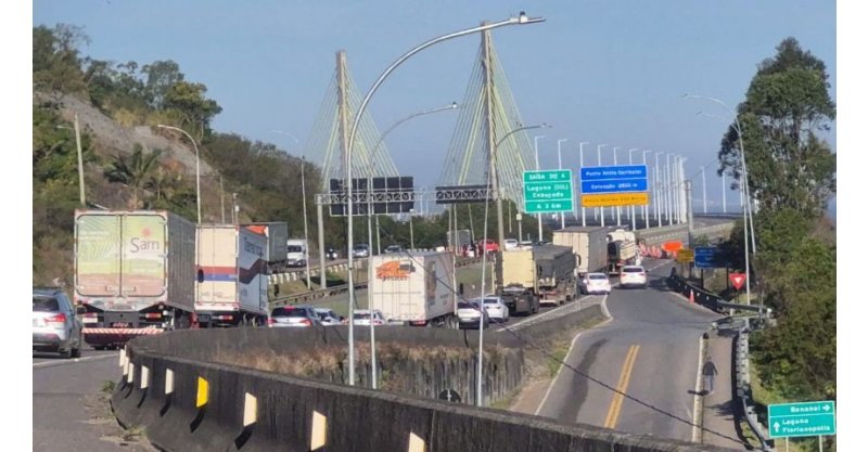 Ponte Anita Garibaldi em Laguna será reaberta parcialmente neste domingo