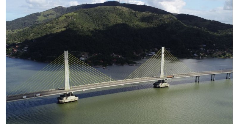 Ponte Anita Garibaldi terá instalação de barras e cabos de aço; obras devem seguir até dezembro