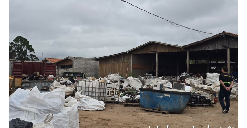 Prefeitura de Imbituba inicia Operação Fio Desencapado para fiscalizar sucatas e recicladoras