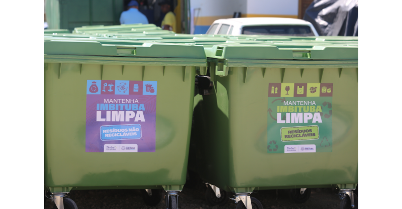Prefeitura de Imbituba recebe novos contentores para resíduos sólidos