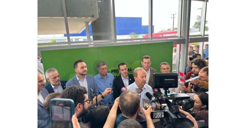 Princípio de incêndio altera local de evento do governador em Tubarão