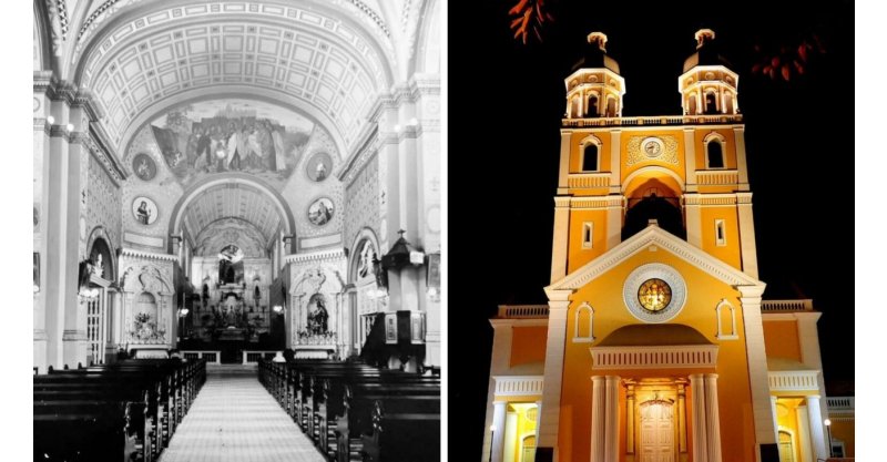 Santa Catarina de Alexandria e outras três santas são reveladas após restauração na Catedral de Florianópolis