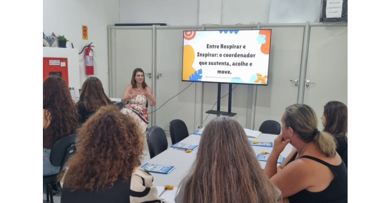 SEDEJ realiza primeiro encontro da Formação de Coordenadores Pedagógicos Escolares