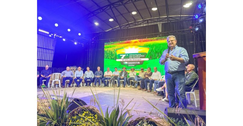 SindArroz-SC celebra Abertura da Colheita de Arroz de Santa Catarina