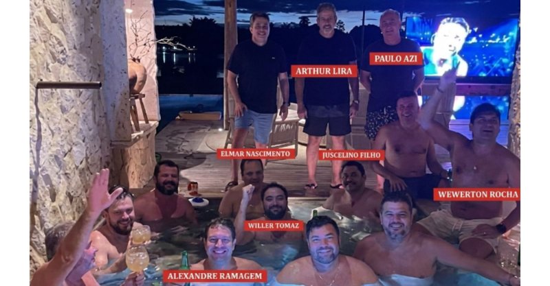 'Surubão do INSS’? Saiba quem são os políticos do ‘Grupo Seleto’ em foto na piscina com bebidas