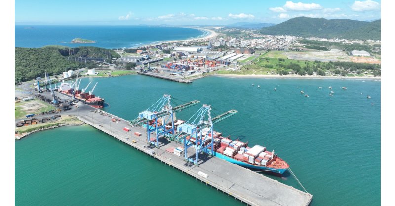 Terminal de Contêineres do Porto de Imbituba recebe investimentos de R$ 75 milhões da Santos Brasil