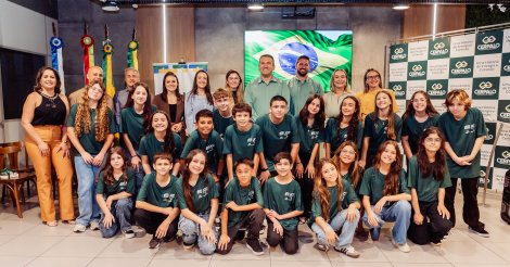  Formatura do Programa Jovens Cooperativistas Catarinenses reúne comunidade em Ibiraquera