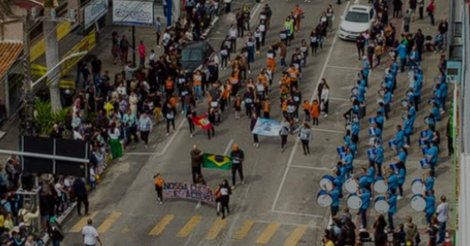  Garopaba / Desfile de 7 de Setembro movimenta o Centro/neste domingo/Evento reúne escolas/instituições civis/forças/segurança