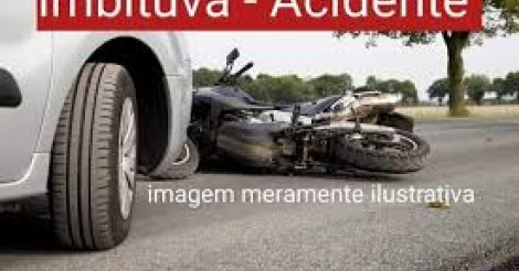  Imbituba / colisão entre motocicleta e carro deixa homem ferido no município