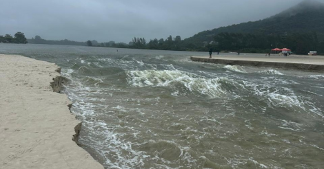 Abertura da Barra de Ibiraquera é monitorada por equipes de segurança do município