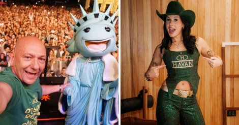Ana Castela reinaugura show do Natal Luz na cidade de SC em que Havan foi criada: ‘edição histórica’