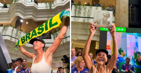 Após 168 horas e mais de 846 km, catarinense finaliza desafio e conquista recorde mundial; veja contagem regressiva emocionante