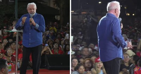 Após Lula falar que ‘mulheres aprendem a tomar toque’, web reage e chama presidente de ‘demônio’ e ‘pedófilo’