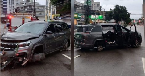 Balneário Camboriú / Bebê engasgado a caminho do hospital sofre acidente e criança fica em estado grave em SC