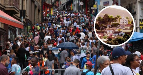 Brasil chega a 214 milhões de habitantes; veja cidade que tem quase 14 mil vezes menos moradores que SP