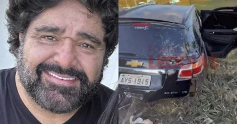 Cantor Fabiano Menotti sofre acidente de carro