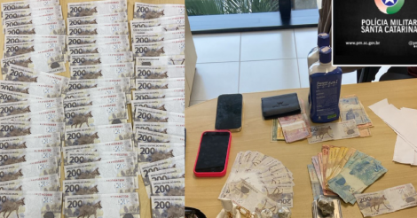 Cinco presos por golpes com dinheiro falso em Santo Amaro da Imperatriz