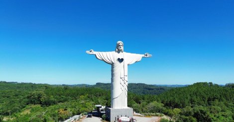 Complexo do Cristo Protetor é inaugurado em Encantado e visitas começam na terça-feira