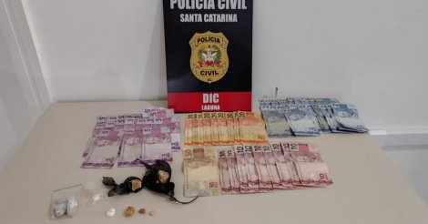 DIC prende duas mulheres por tráfico/associação para/tráfico/operação teve apoio/Polícia Militar/resultou na apreensão/drogas/dinheiro