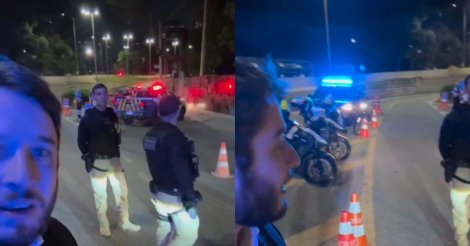 Empresário grava bloqueio no casamento do filho de Moraes e tem celular derrubado