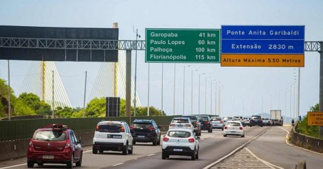 Feriados de Páscoa e Tiradentes superou expectativa de fluxo, registrando mais de 900 mil veículos na BR-101Sul/SC