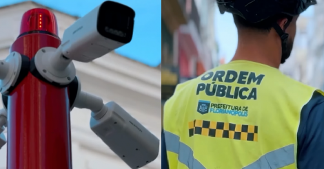 Florianópolis ganha 24 novas câmeras com reconhecimento facial no Centro