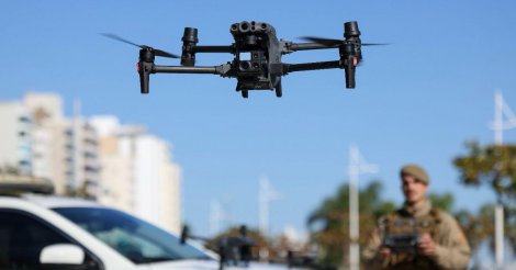 Foragido é preso após ser identificado por drone com reconhecimento facial em Balneário Camboriú