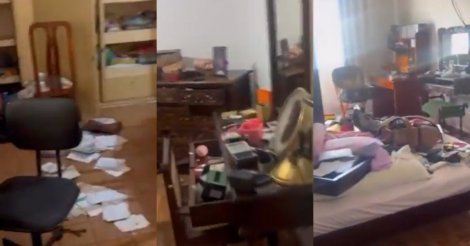 FOTOS mostra como ficou casa após família de Flávio Bolsonaro ser assaltada e feita de refém