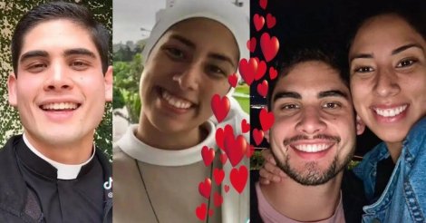 Freira e seminarista trocam vida religiosa, se casam em SC e história viraliza