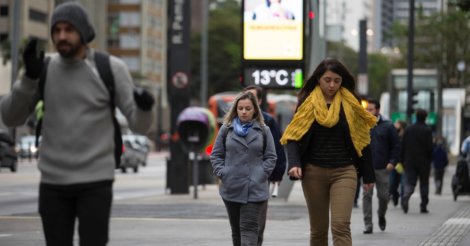 Frente fria avança pelo Brasil na próxima semana
