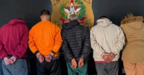 Garopaba / Polícia Civil deflagra operação contra o tráfico e prende cinco suspeitos