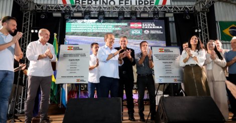 Governo entrega dois trechos da Rodovia da Imigração e revitaliza a SC-390 no Sul