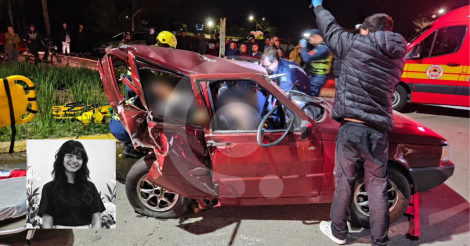 Grave colisão após motorista embriagado bater na traseira de carro deixa adolescente morta e irmã gêmea gravemente ferida