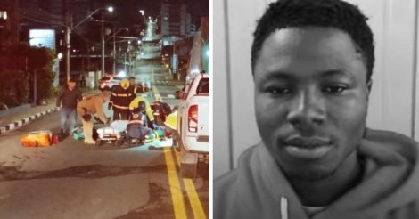 Içara / Coletor de lixo enviou dinheiro à família de Gana um dia antes de morrer atropelado em SC
