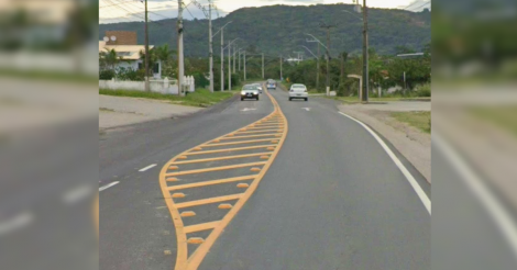 Imaruí / Colisão entre duas motos e um carro deixa motociclista gravemente ferido na SC-434