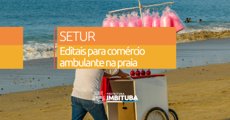 Imbituba abre inscrições para comércio temporário de praia na temporada 2025/2026