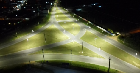 Imbituba alcança 75% da iluminação pública com tecnologia LED