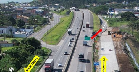 IMBITUBA / Intervenção na BR-101 restringe acesso ao município