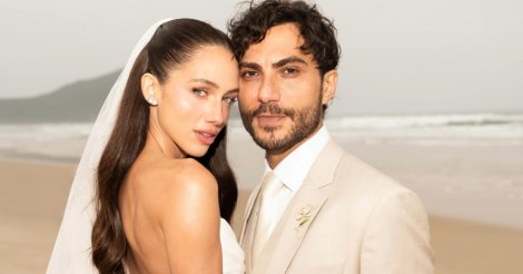 IMBITUBA / Modelo de São Ludgero, Mariana Beltrame se casa com cantor Bruninho na Praia do Rosa
