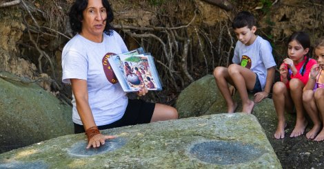 Imbituba recebe expedição do Trilhas de Criança pela Arqueologia