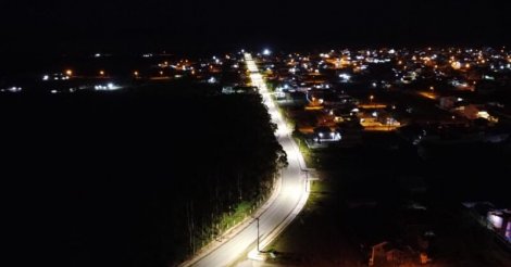 IMBITUBA / Vias de Itapirubá recebem nova iluminação de LED