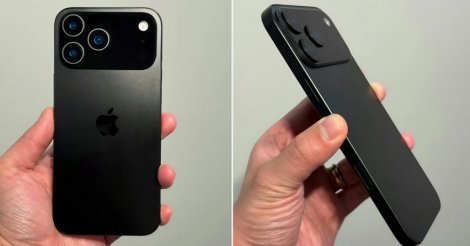 iPhone 17 Pro vaza em nova foto mostrando módulo de câmera em “forma de barra”