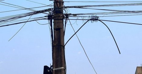 Laguna aparece entre as dez cidades com mais ocorrências de furto de fios