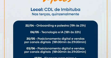 LUCRA MAIS 2025 CHEGA A IMBITUBA E REGIÃO!